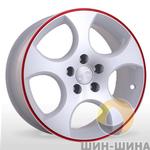 Диск BK 029 WPRL (White Polished Red Line) Storm
